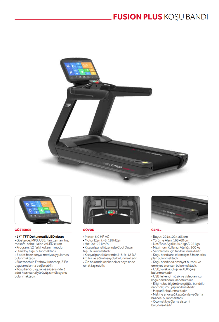 Diesel Fitness Fusion Plus Koşu Bandı