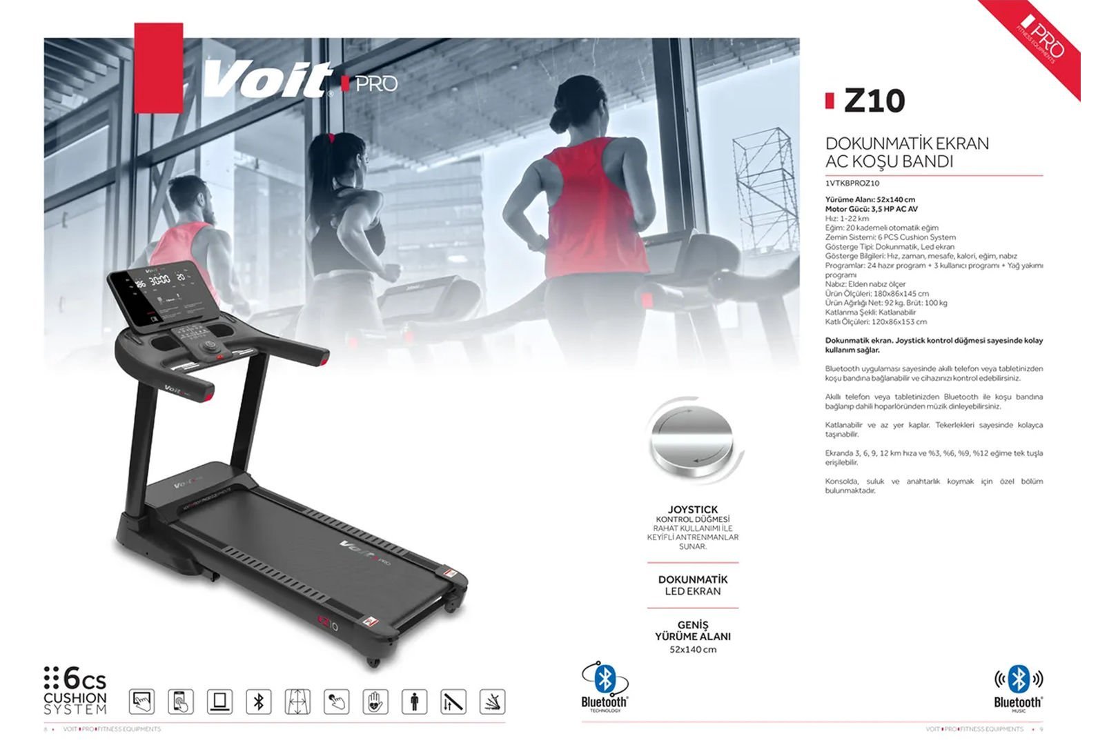 Voit PRO Z10 Koşu Bandı