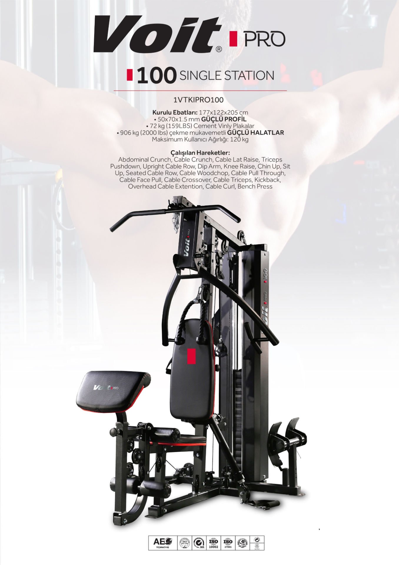 Voit PRO 100 Ağırlık İstasyonu