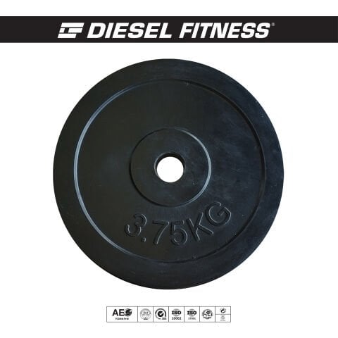 Diesel Fitness Kauçuk Kaplı 3,75 Kg Ağırlık Plakası