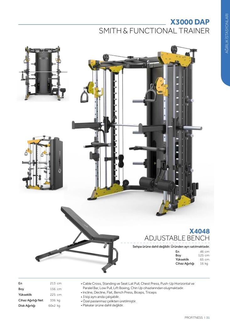 Profitness X3000 Dap Smith Functional Trainer