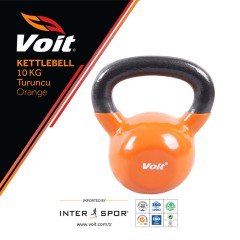 Voit Vinyl Kettlebell 10 Kg Turuncu