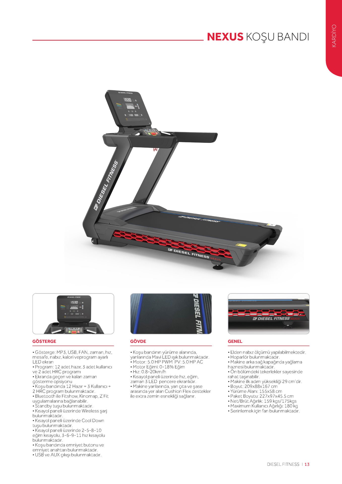 Diesel Fitness Nexus Extreme Koşu Bandı