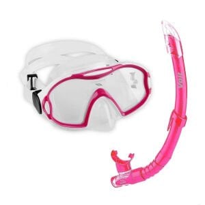 Voit Junior Maske Şnorkel Set (Fuşya)