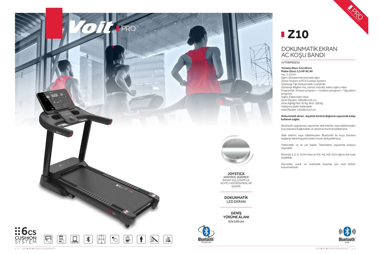 Voit PRO Z10 Koşu Bandı,Voit Pro Z10 Koşu Bandı,Voit Yetkili Bayi