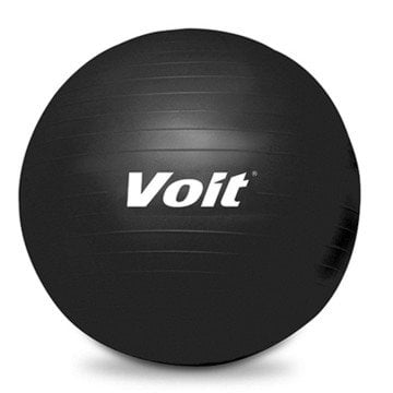Voit Gymball 55 Cm Siyah Pompalı